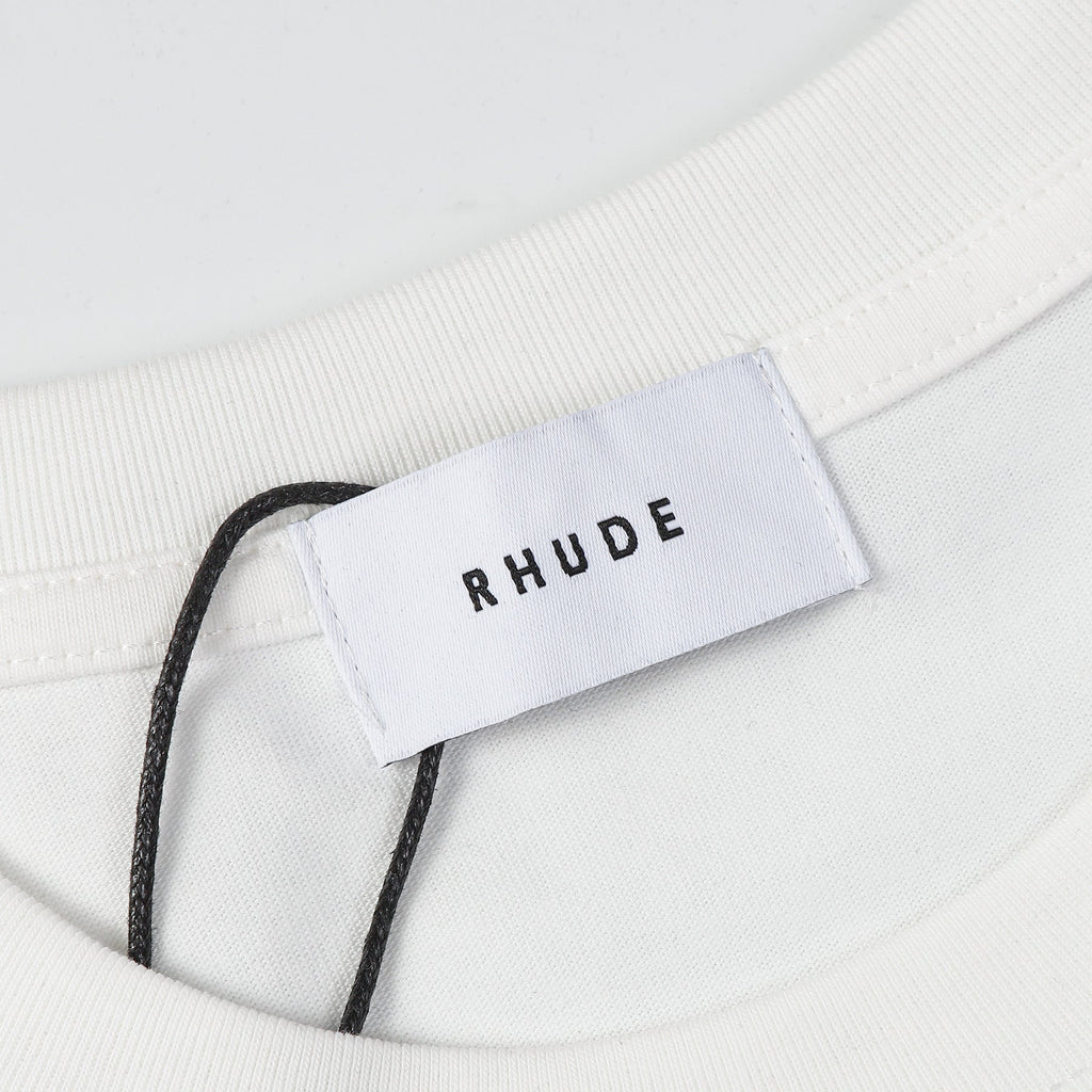 Rhude T Shirt Micro Standard Poker Printed Short Sleeve T-Shirt