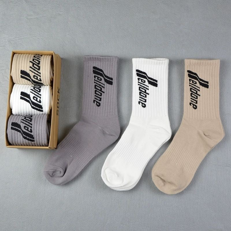Men socks letter socks