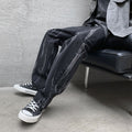Men Jeans Tie-Dyed Jeans Men's Summer Straight Loose Hiphop Wide Leg Trousers