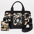 Bathing Ape Bape Bag Ape Camo Tote Bag Wallet Two-piece Set