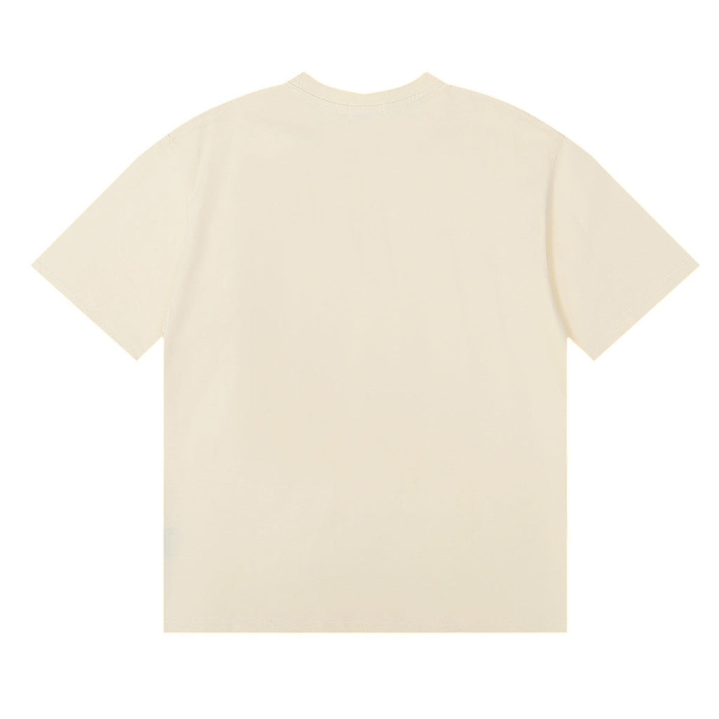 Rhude T Shirt Sailing Letter Coconut Logo Short Sleeve T-Shirt