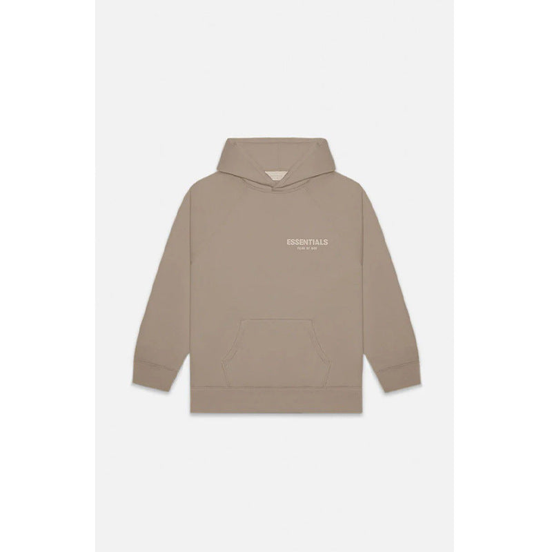 Fog Essentials Hoodie Flocking Logo Fleece Loose Hooded Sweater