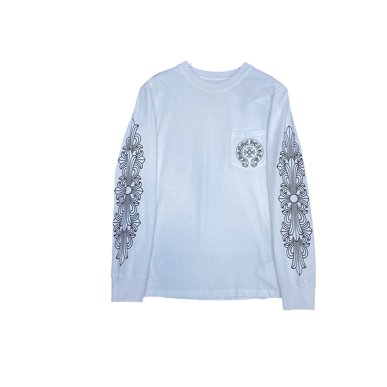 CHH  Heart Long Sleeve Shirt Unisex Fashion Loose Long Sleeve Shirt