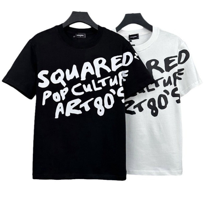 DSQ2 T Shirts Tide Letter Print