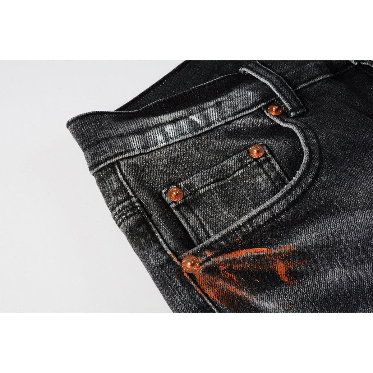 Mens trendy purple jeans, 100% cotton Pure Cotton High Street Trend