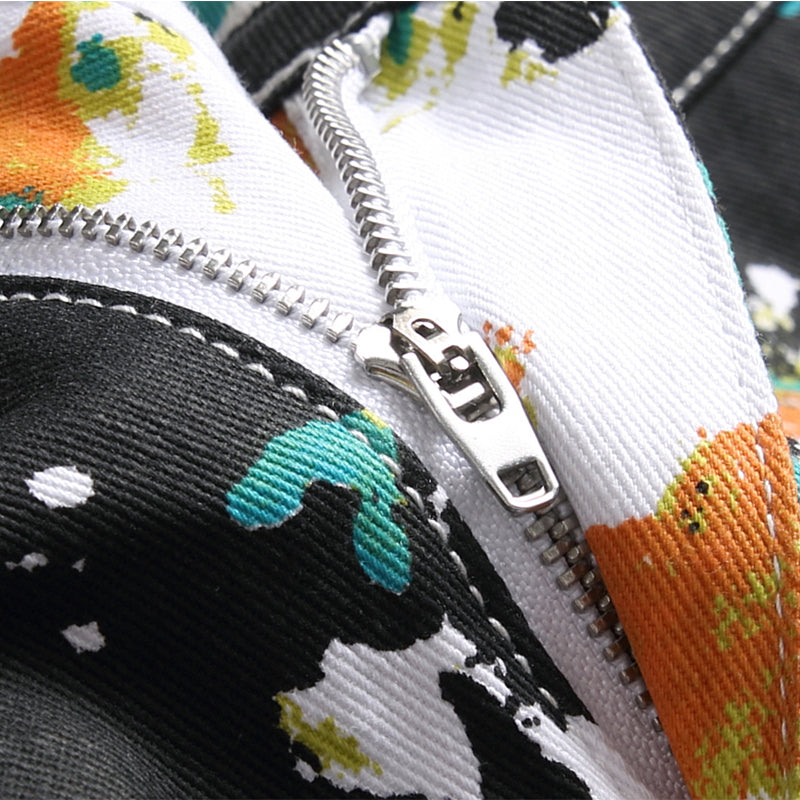 Mens Fashion Jeans Color blocks 1310#