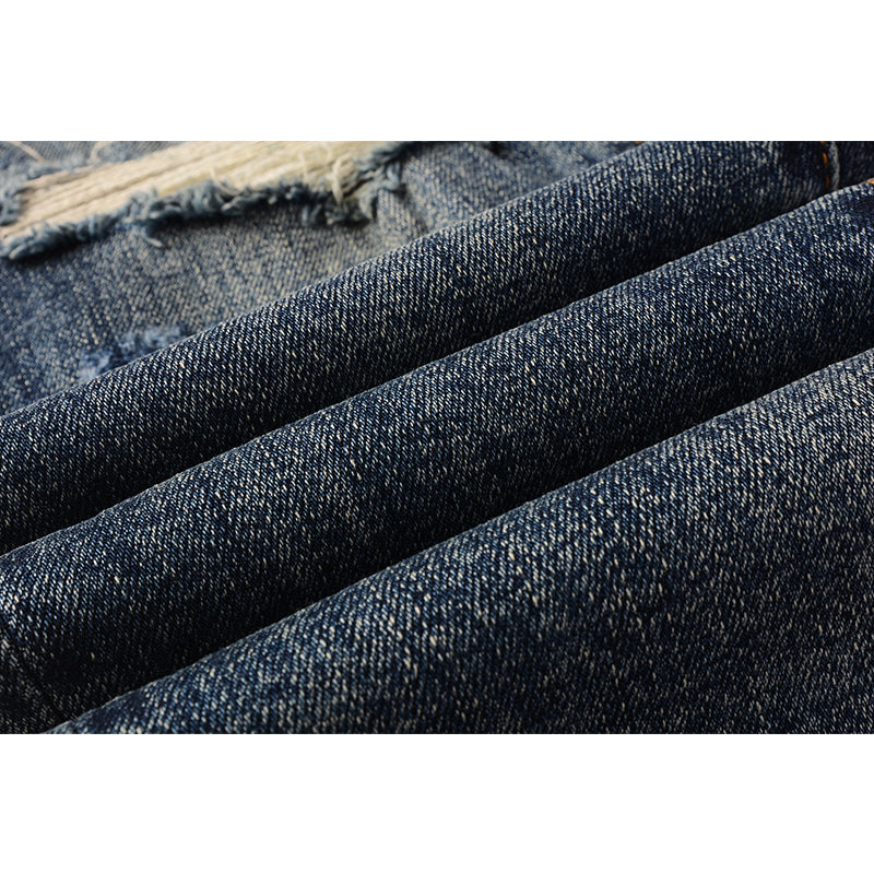 Mens trendy purple jeans, 100% cotton Pure Cotton High Street Trend