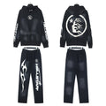 HS Hoodie And Pants Two-Piece Set
