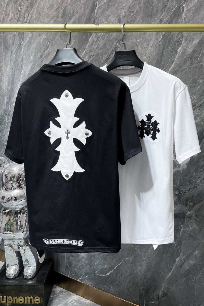 Chrome heart T shirts High-quality 100% cotton streetwear