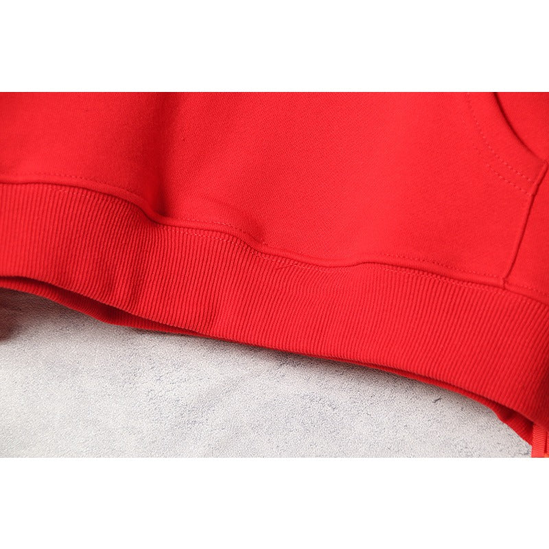 OW  hoodie渐变溶化箭头图案连帽