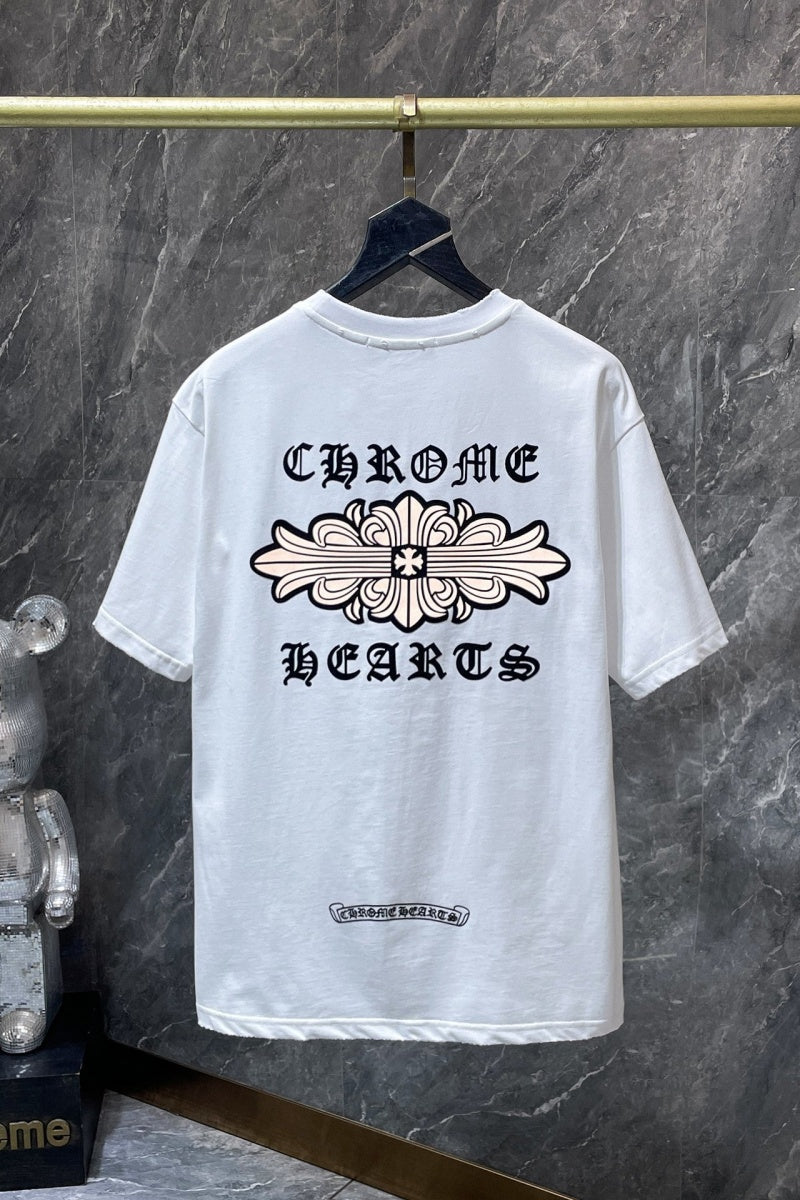 Chrome heart T shirts High-quality 100% cotton streetwear