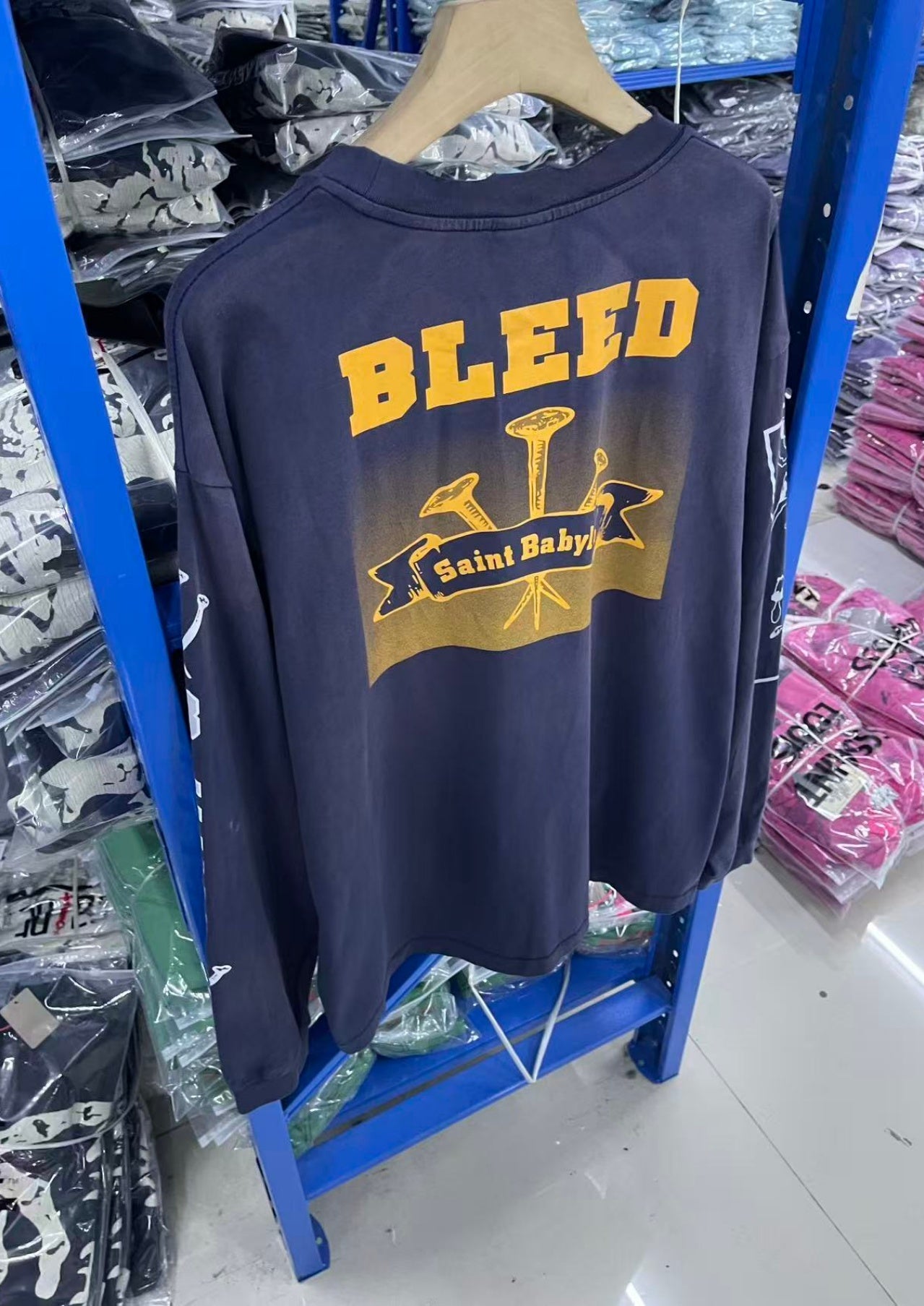 Saint Michael long sleeve shirts