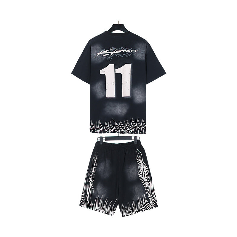 HS T-Shirt And Shorts Two-Piece Set