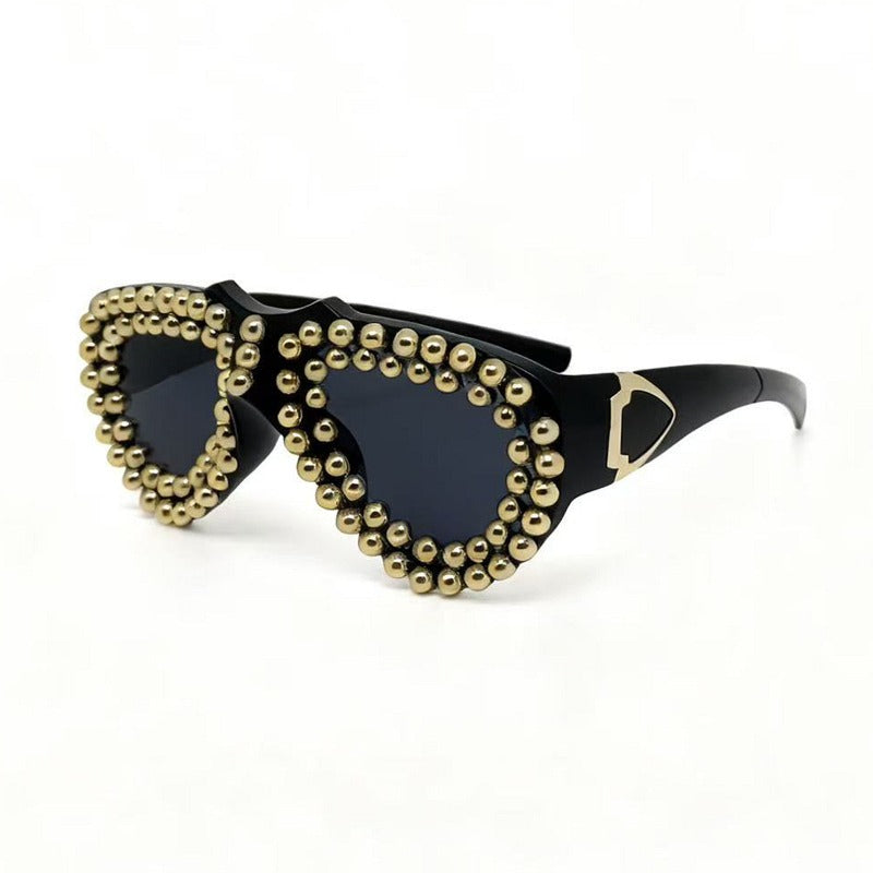 Trendy punk glasses retro