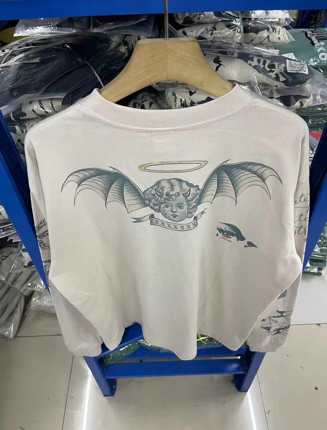 Saint Michael long sleeve shirts