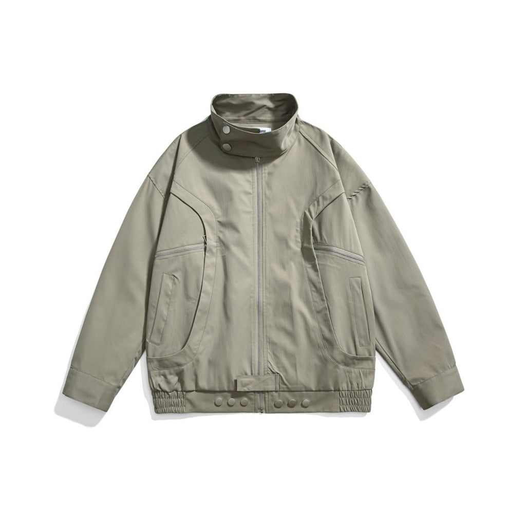 Unisex Jacket Vintage Spring and Autumn Coat Men's and Women's Casual Loose Lapel Jacket