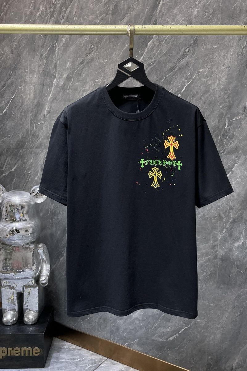 Chrome heart T shirts High-quality 100% cotton streetwear