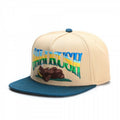 Trendy flat brimmed snapback hats cartoon bear kushstock cap for men and women