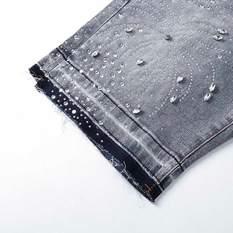 Mens trendy purple jeans, 100% cotton Denim Shorts #PU533