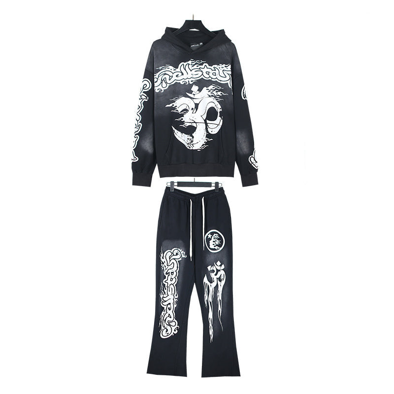 HS Hoodie And Pants Two-Piece Set