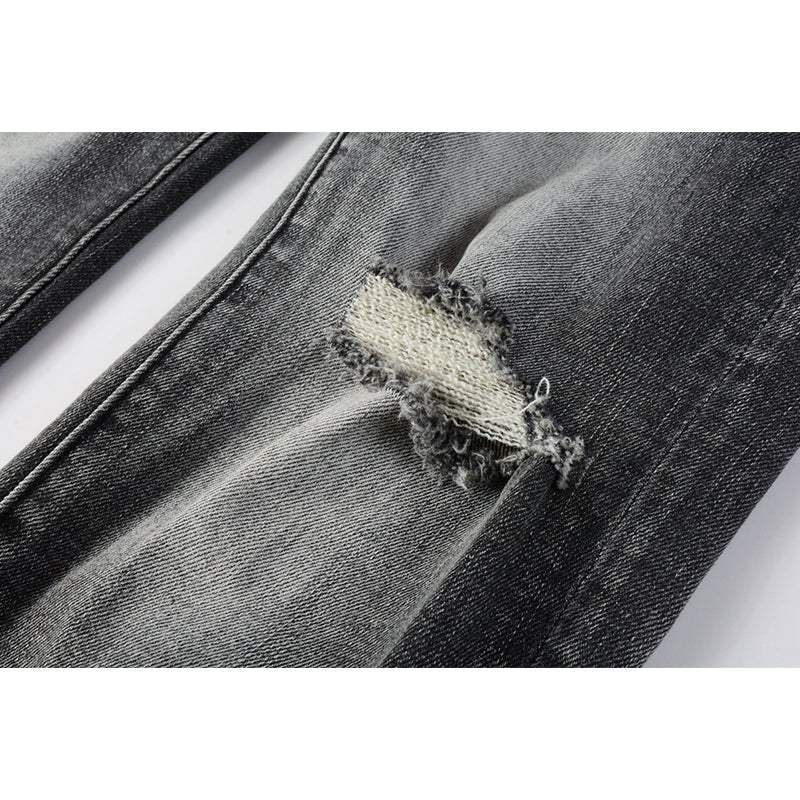 Mens trendy purple jeans, 100% cotton Pure Cotton High Street Trend