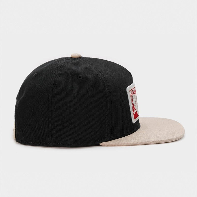 Trendy flat brimmed snapback hats sunshade breathable
