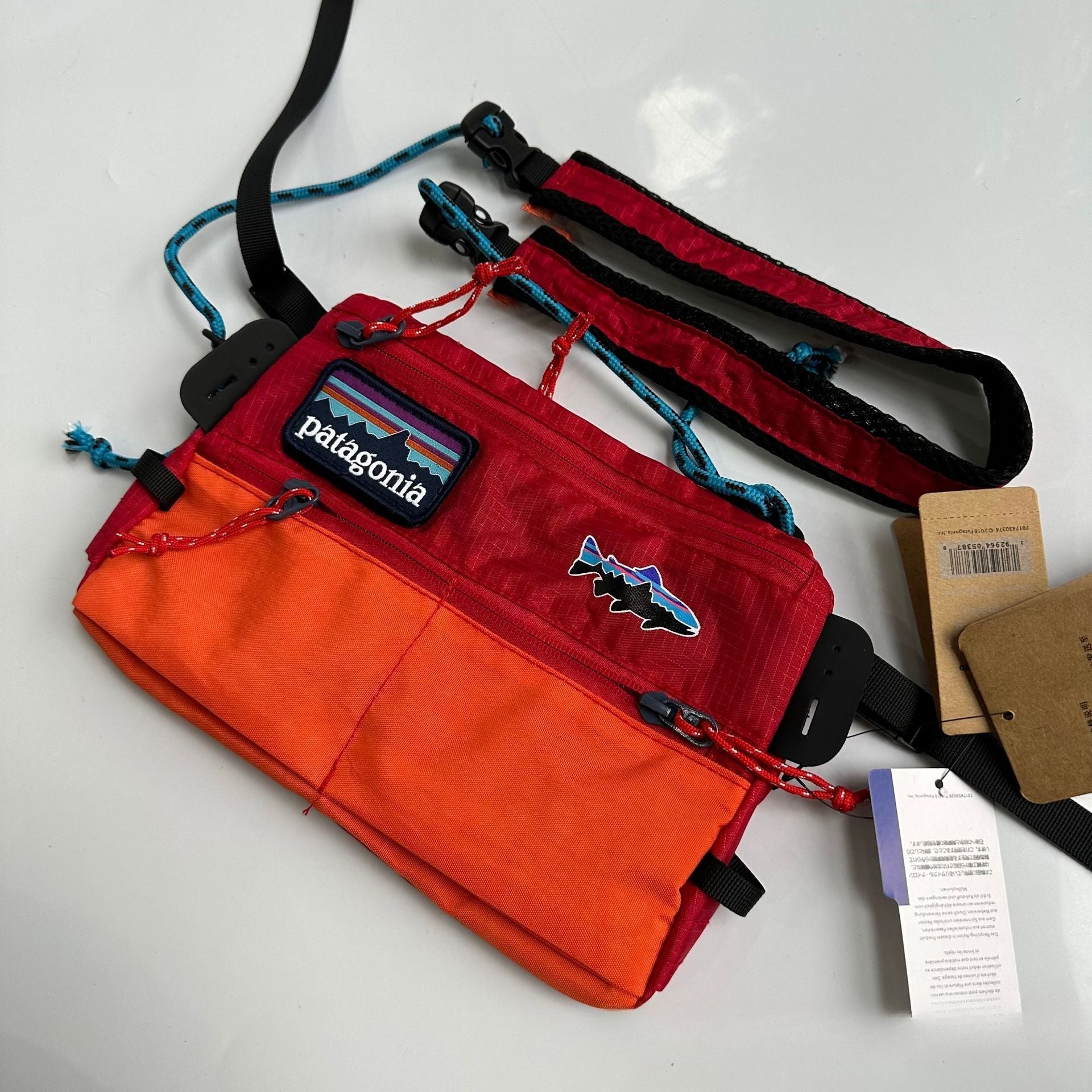 Mens Casual Bags Plaid Splicing Crossbody Outdoor Waterproof Shoulder Crossbody Bag