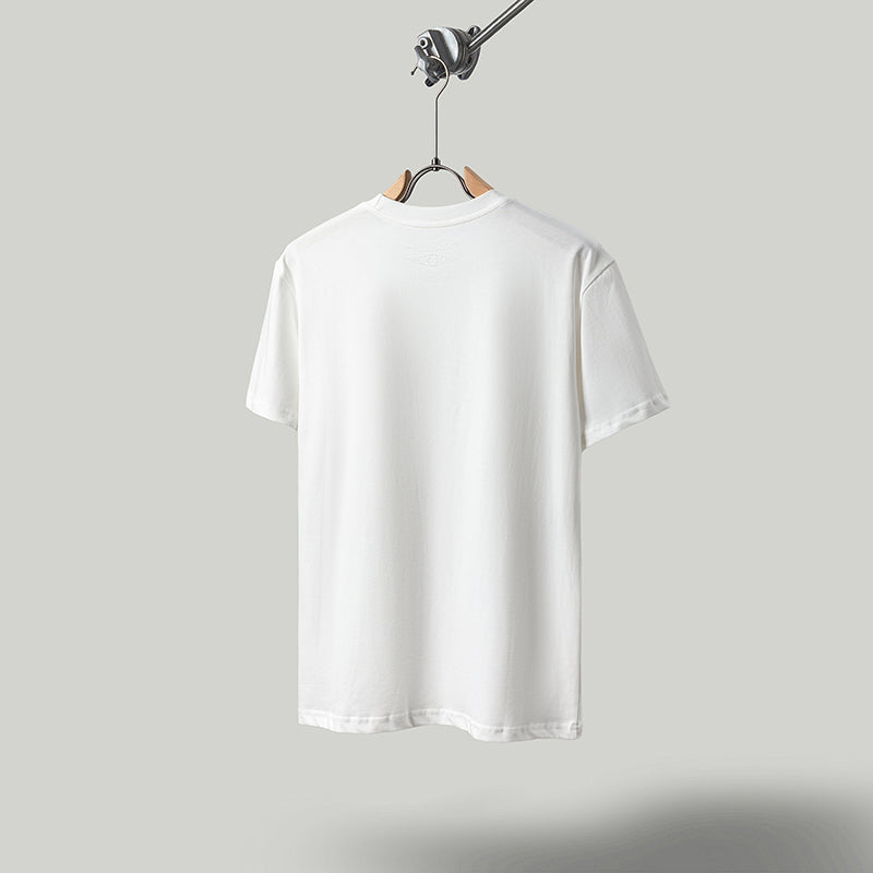 Travis Scott T Shirts x Mitchell x Ness LSU Tigers Hand-Drawn Short Sleeve