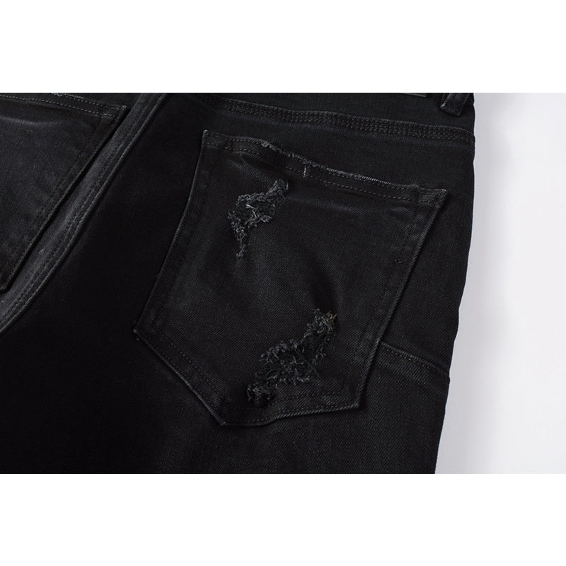 Mens trendy purple jeans, 100% cotton Pure Cotton High Street Trend