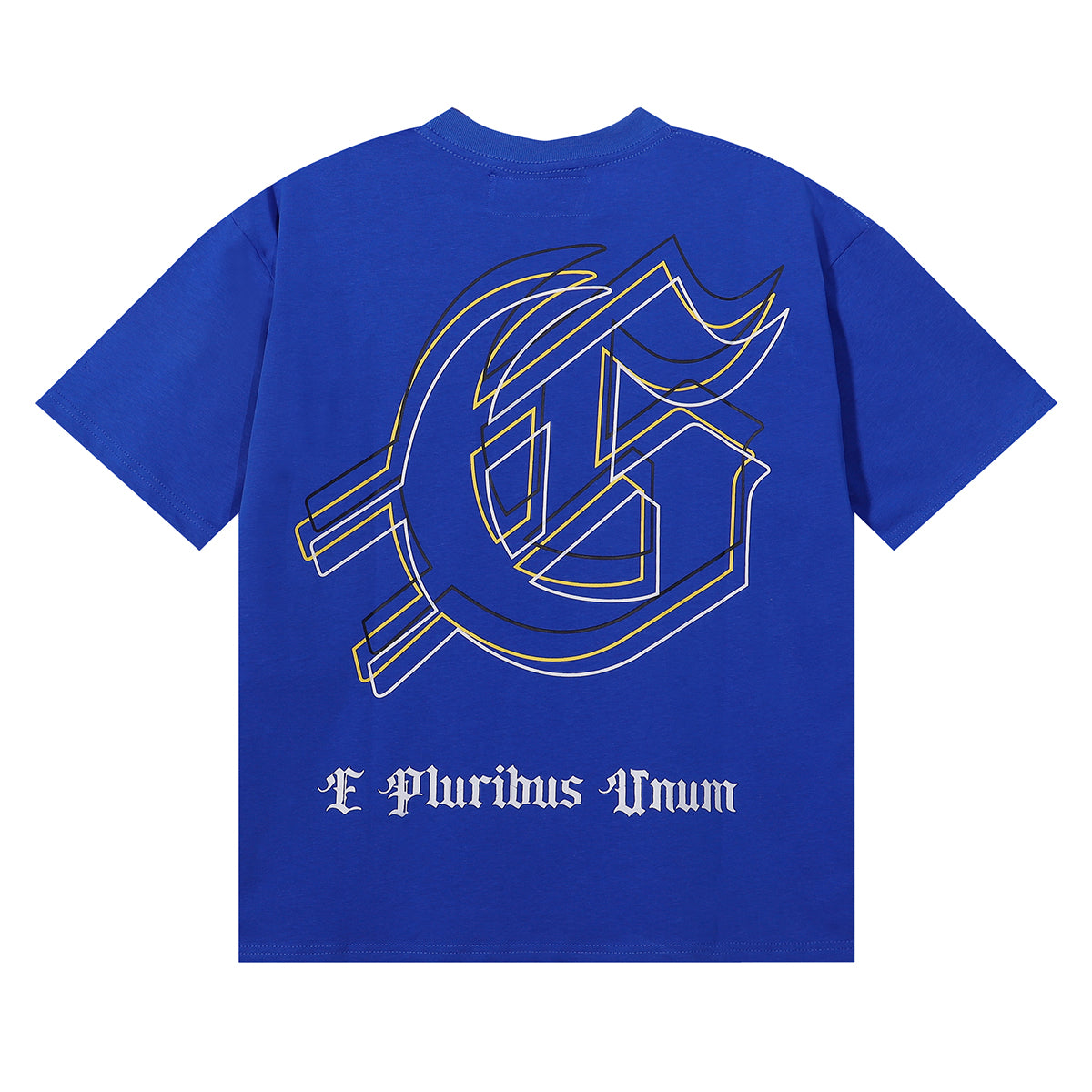 Godspeed T Shirts Spacesuit Pyramid Printing Cotton Casual Crew Neck Short Sleeve Men and Women