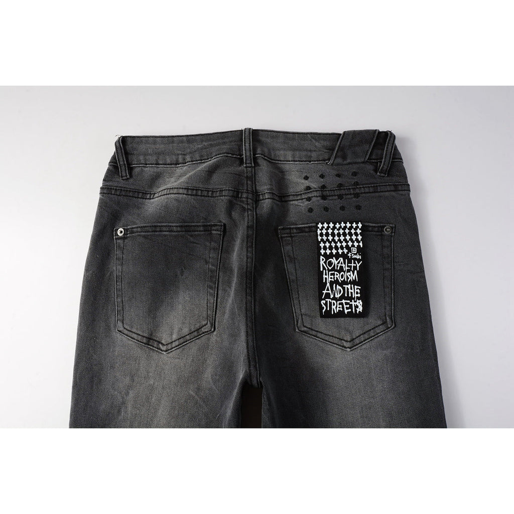 KSUBI Jeans Men's Straight High Street Pants