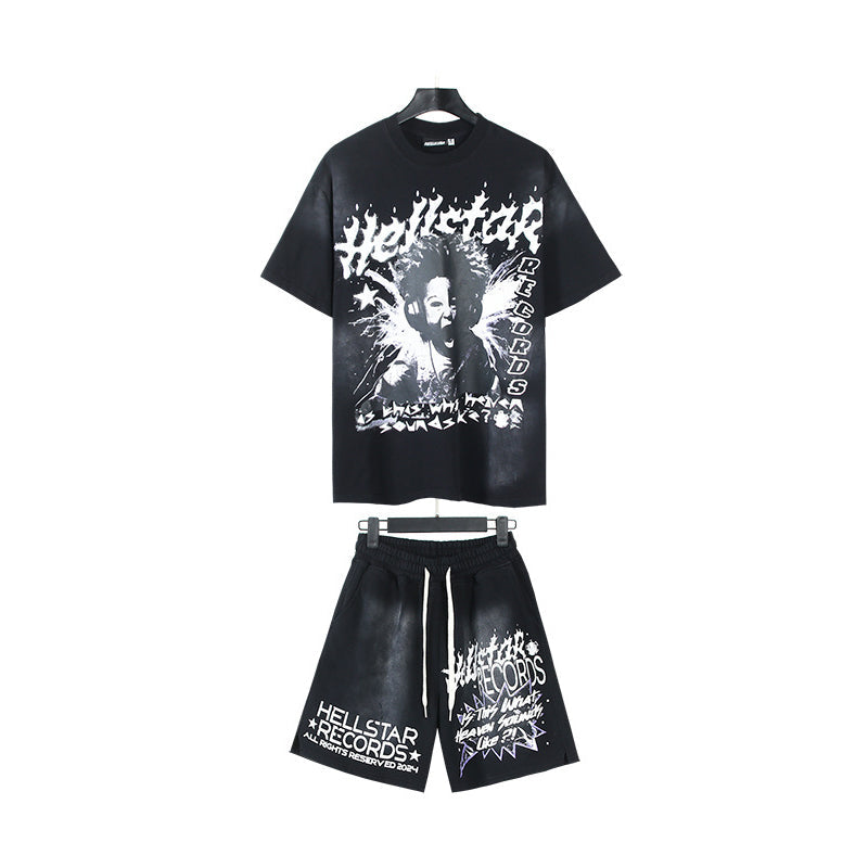 HS T-Shirt And Shorts Two-Piece Set