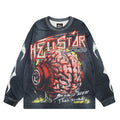 HS Long Sleeve Shirts Hip-hop loose oversize