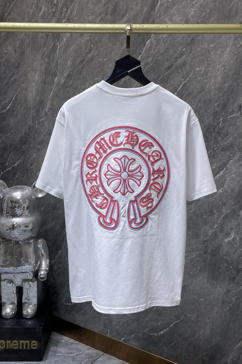 Chrome heart T shirts High-quality 100% cotton streetwear