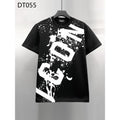 DSQ2 T Shirts Graffiti ICON Printing