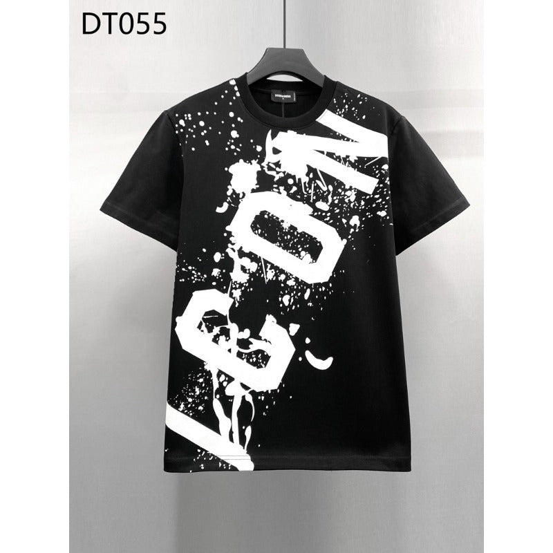 DSQ2 T Shirts Graffiti ICON Printing