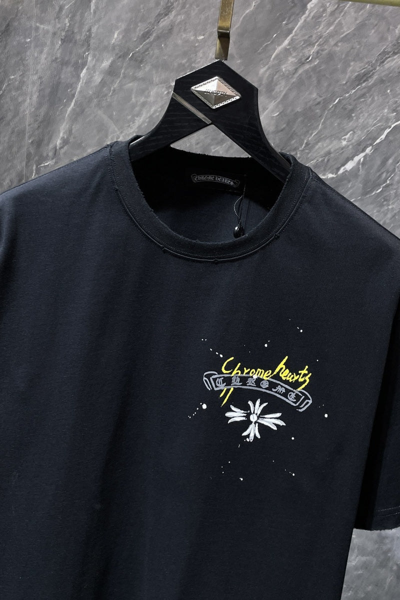 Chrome heart T shirts High-quality 100% cotton streetwear