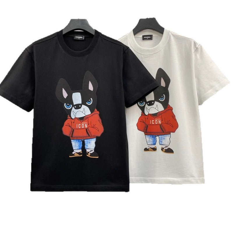 DSQ2 T Shirts ICON Cartoon Letters