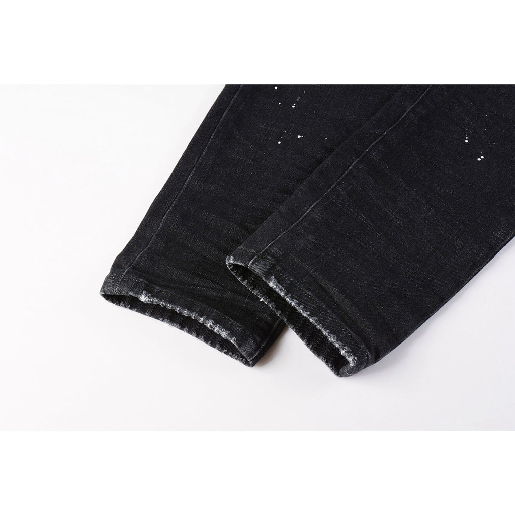 Mens trendy purple jeans, 100% cotton Pure Cotton High Street Trend