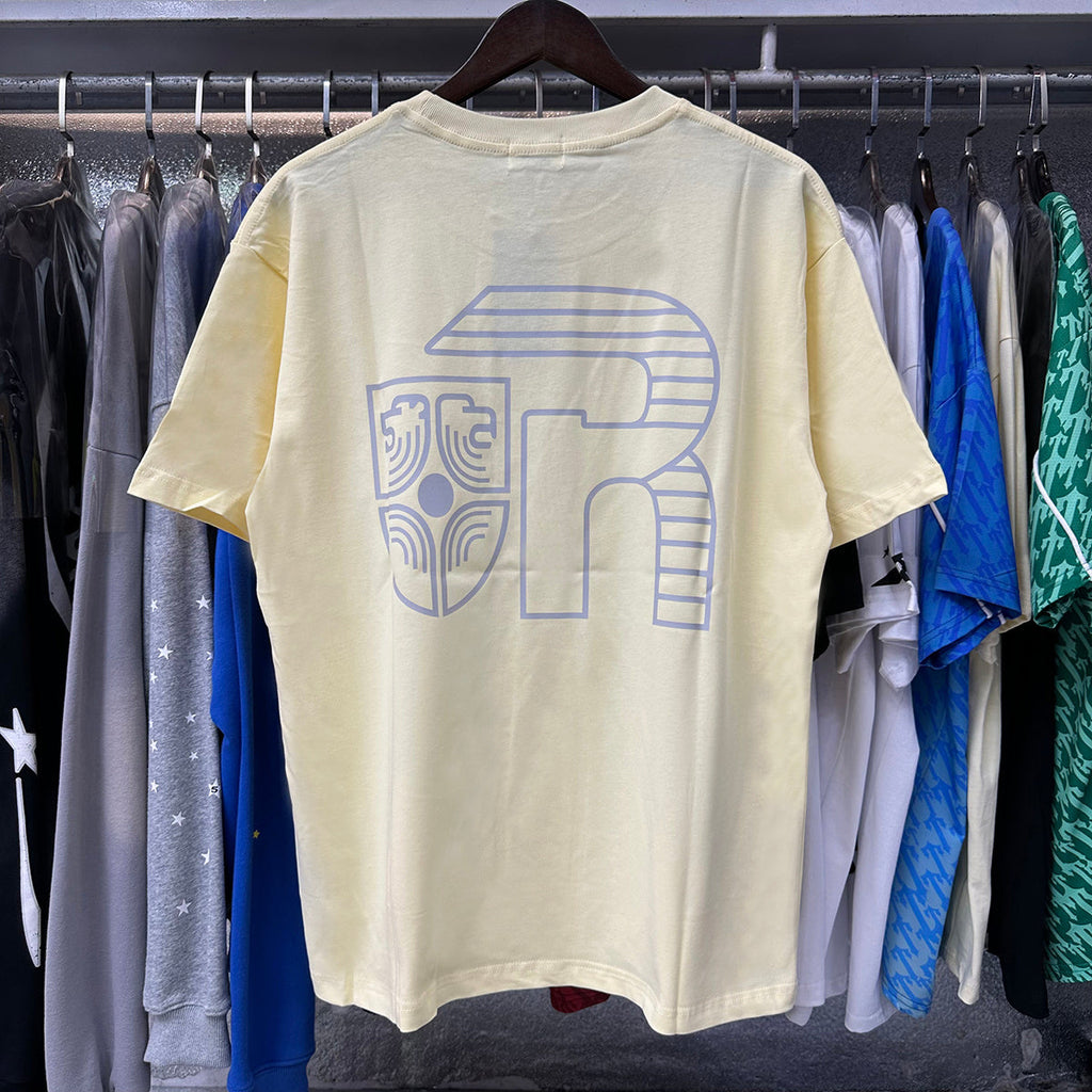 Rhude T Shirts Egyptian Pharaoh Print Cotton Casual Short Sleeves Men and Women