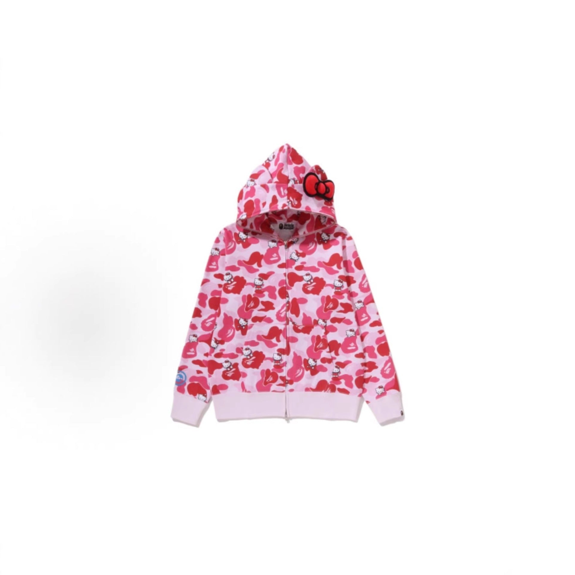Bathing ape hoode bape co-branded hello kitty kuromi looseoutwearautum