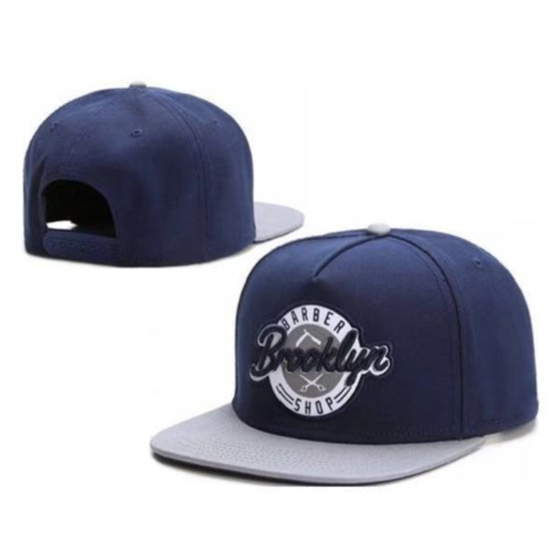 Trendy flat brimmed snapback hats brooklyn men's and women's adjustable hat
