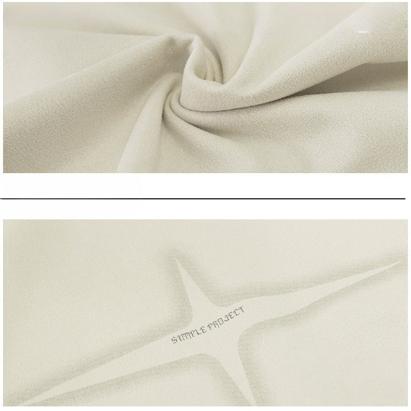 High-quality pure cotton T-shirt street suede