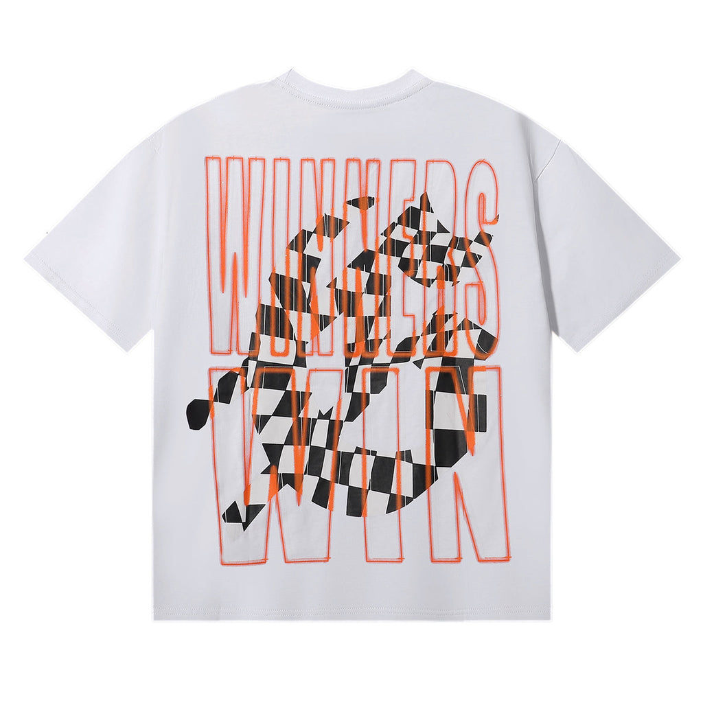 Godspeed t Shirts Racer F1 Champagne Printed Cotton Casual Short Sleeve T-Shirt Men and Women