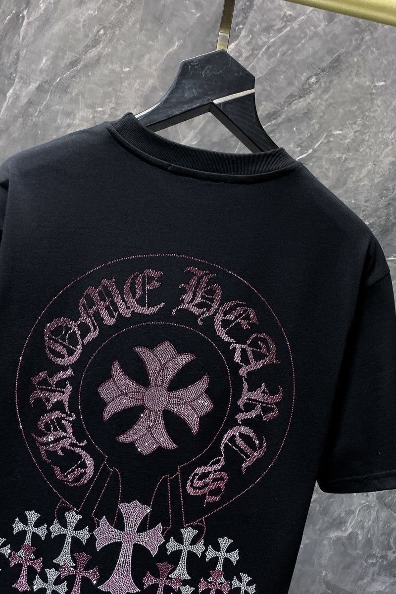 Chrome heart T shirts High-quality 100% cotton streetwear