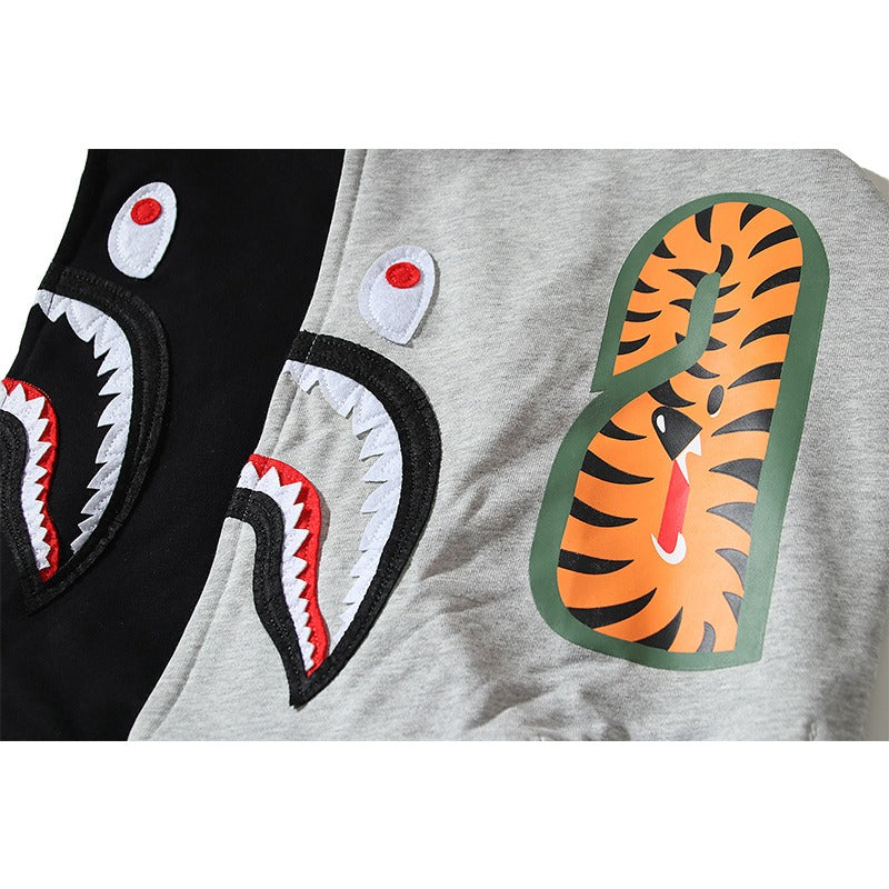 Bathing Ape Hoodie Embroidery Solid Color Sweater Men