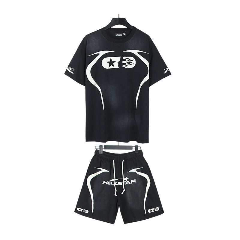 HS T-Shirt And Shorts Two-Piece Set