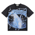 MAJESTIK T Shirts Astronaut Graphic Crop Tee Hot Drill