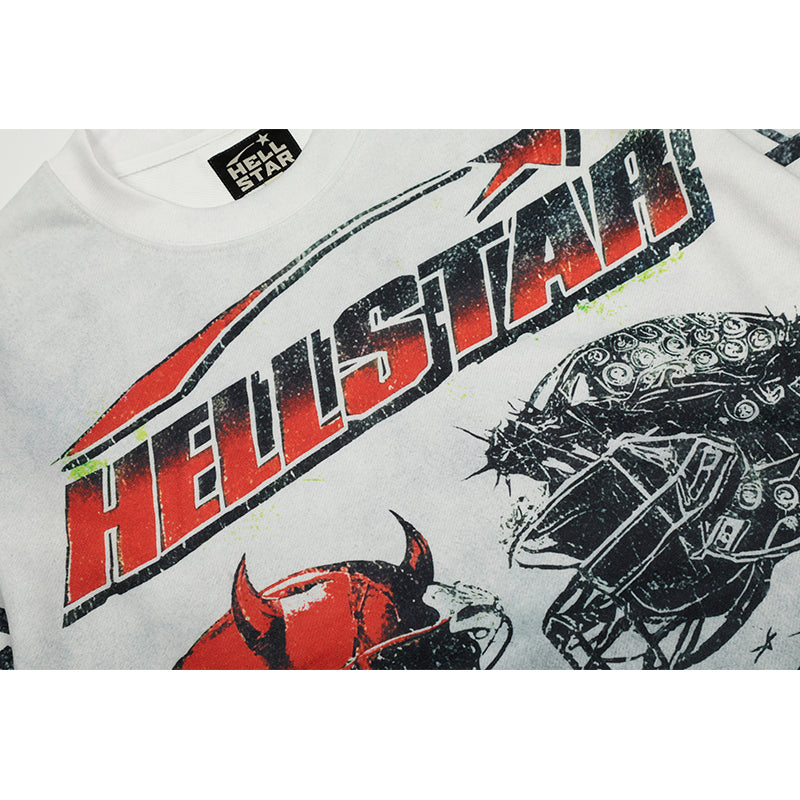 HS Long Sleeve Shirts Hip-hop loose oversize