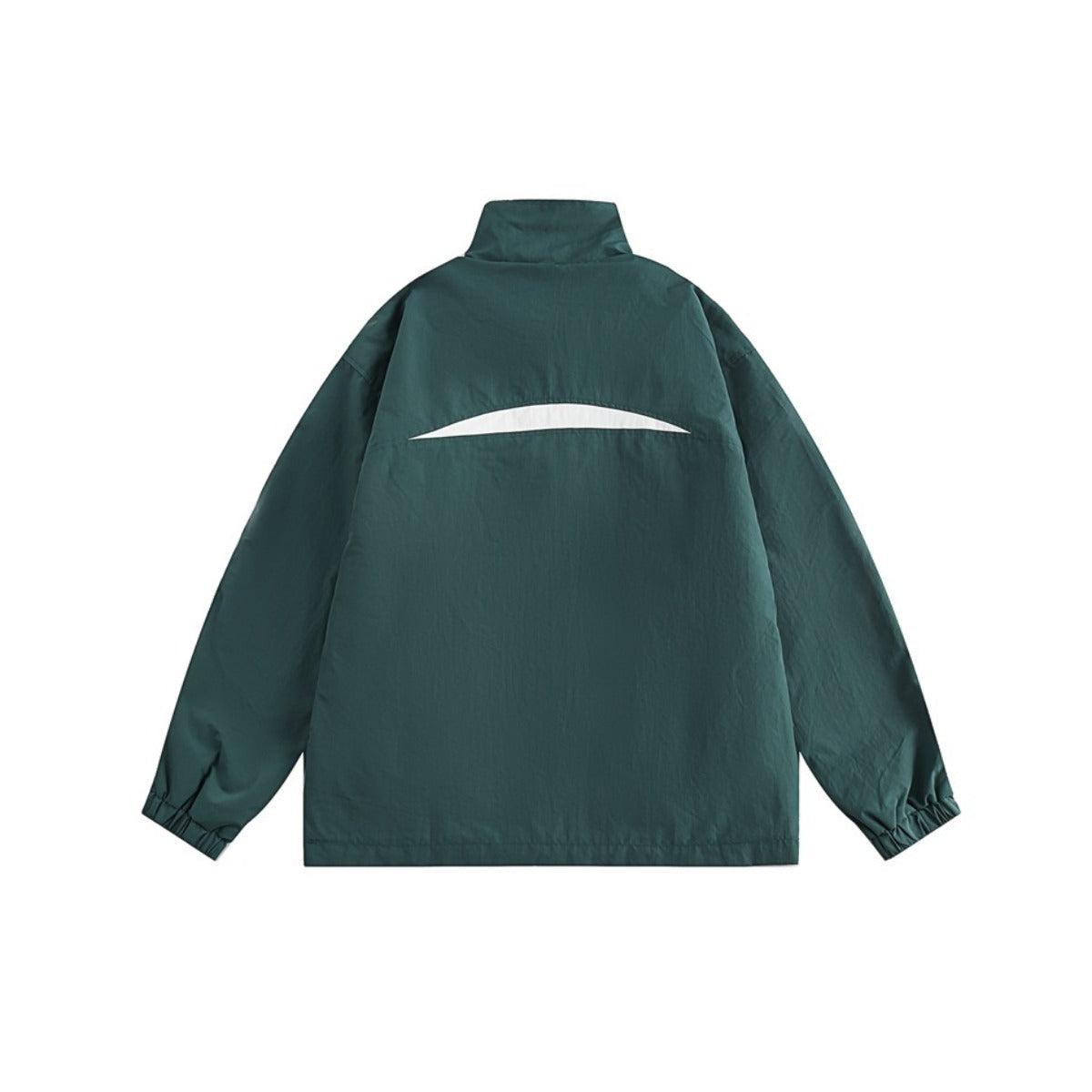 Unisex Jacket Vintage Sports Jacket Men's and Women's Patchwork Stand-up Collar Jacket